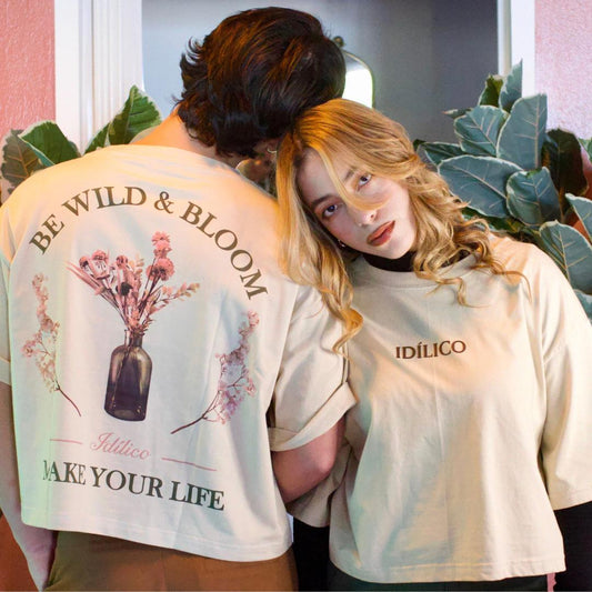 Idilico Cropped Tshirt - Velvet Cream