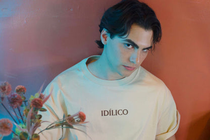 Idilico Cropped Tshirt - Velvet Cream